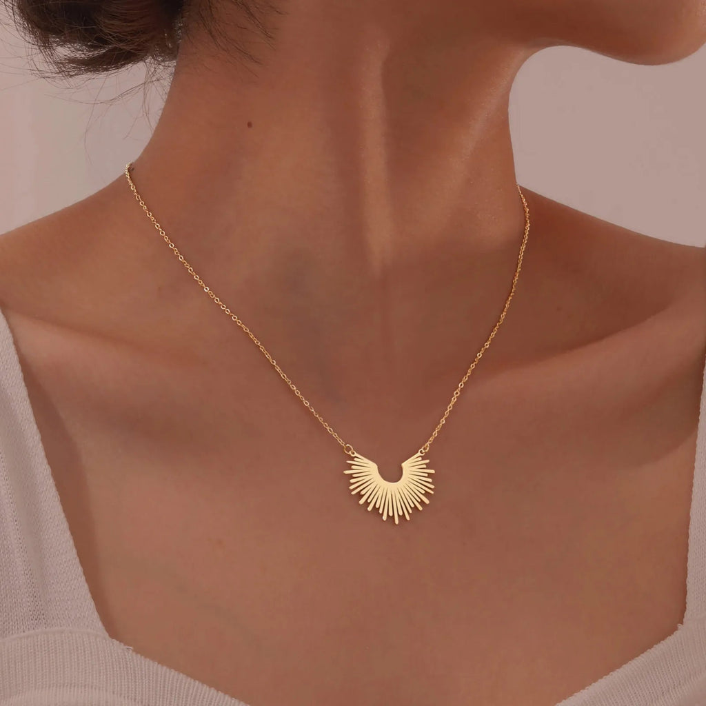 Collier Soleil Doré