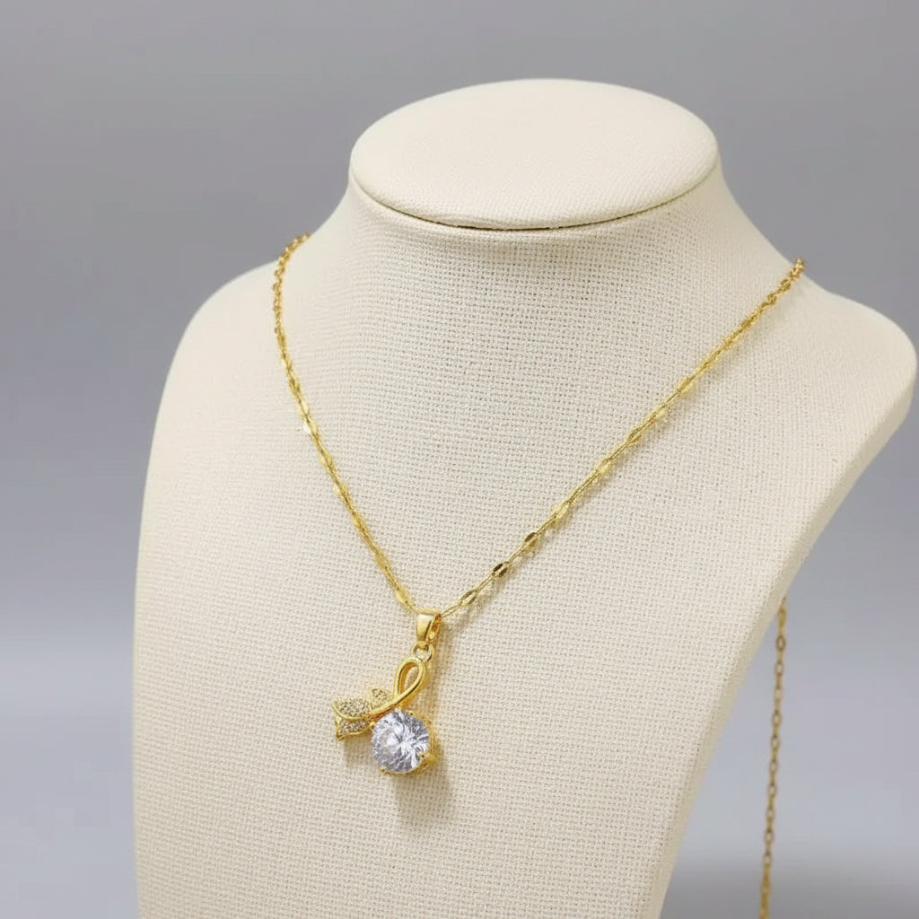 Collier « Rose Éclatante »