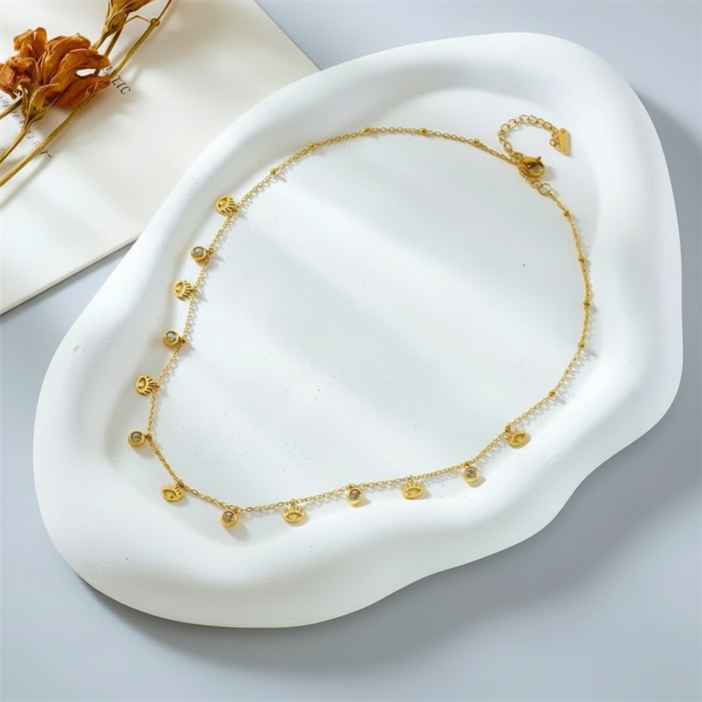 Collier « Œil Cristal »