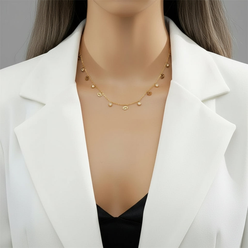 Collier « Œil Cristal »