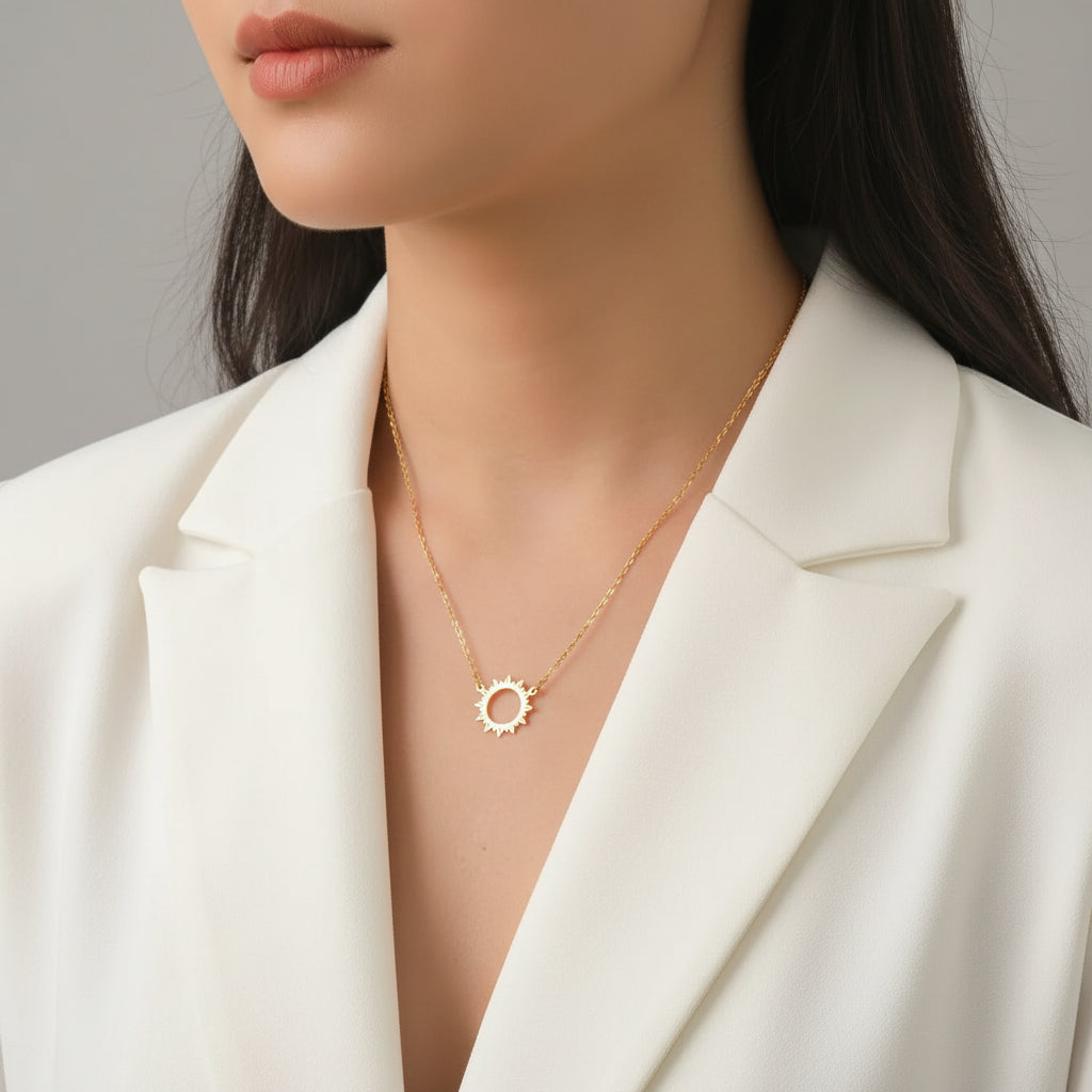 Collier « Soleil Doré »