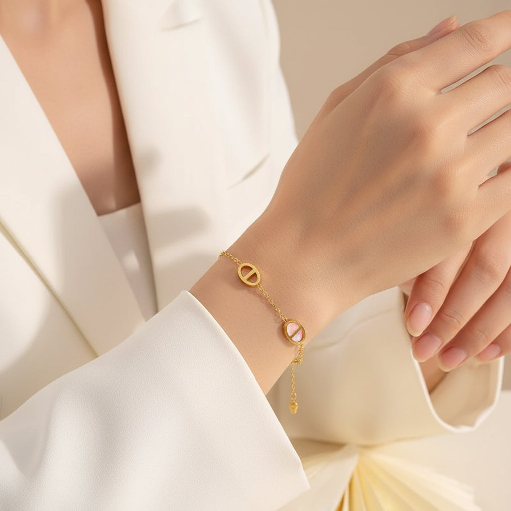 Bracelet Creux Galvanisé